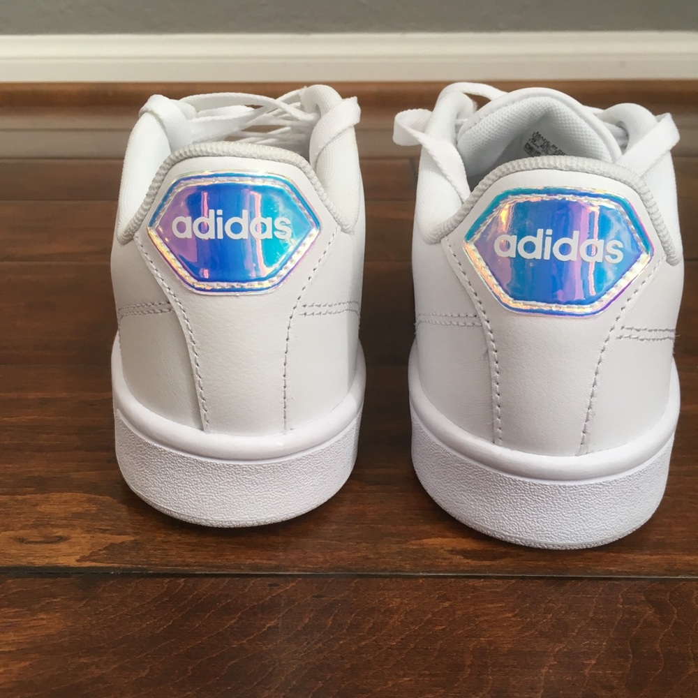 Adidas White Cloudfoam Memory Sneakers - Picture 3 of 7